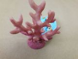 ADORNO CORAL ROSADO 6X3X7 DE RESINA